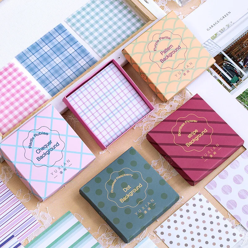 

Idle Language Boxed Source Material Paper Florescence Series Originality Fresh Concise Basics Hand Account Decoration Background