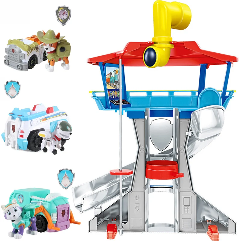 Paw Patrol Juguete Robot Dog Canina Anime Figurine Car Observatory Toy Action Figure Kids Toys for Children Gifts 2A04 - buy at the price of $10.26 in aliexpress.com |
