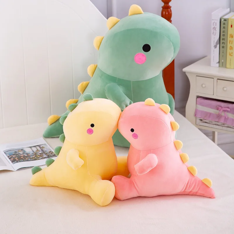 Dinosaur Plush Toy Doll Cartoon Stuffed Animal Dino for Kids Super Soft Baby Hug Sleep Pillow Home Decor Toys Children | Игрушки и хобби