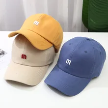 Korean Alphabet Baseball Cap Female Outdoor Sunscreen Cap Couples Student Duck Tongue Cap Tidal Sunshade Cap