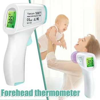 

Adult Children LCD Digital Non-Contact IR Infrared Thermometer Forehead Body Temperature Tool Measurement Fever Baby Thermometer