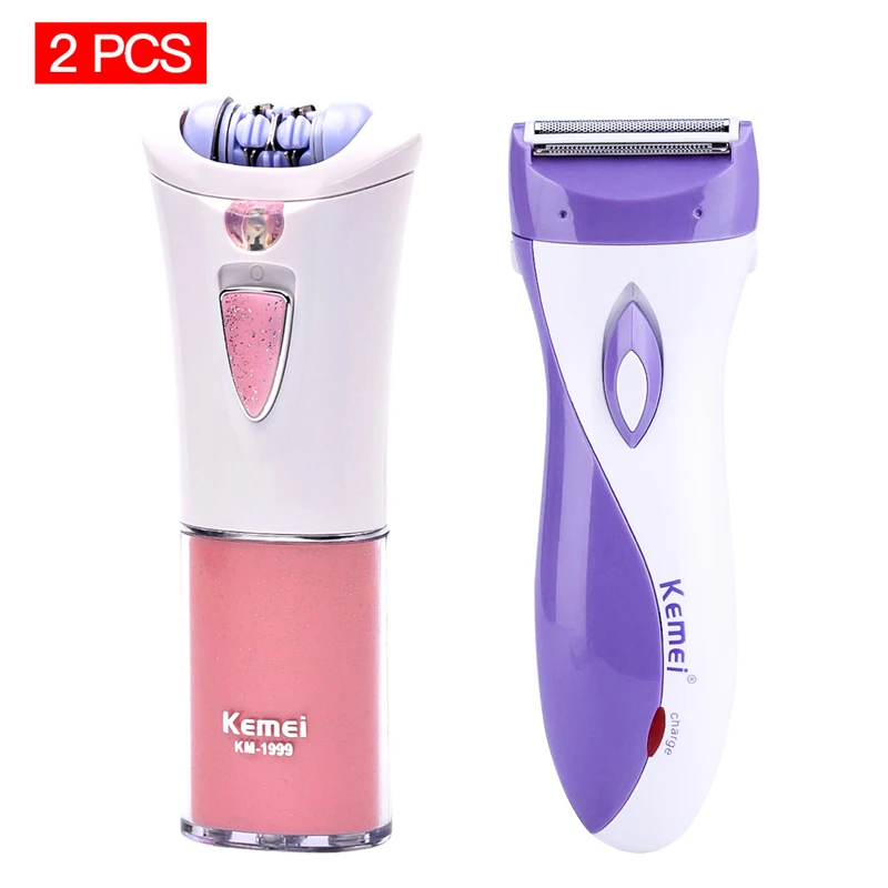 

Kemei Lady Shaver Razor for Women Face Epilator Female Depilador Hair Remover Armpit Leg Body Underarm Trimmer Shaving Machine