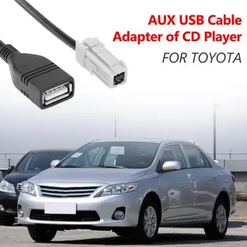 

90cm Car Radio USB Adapter Cable ABS Shell Brand New Durable Practical for Toyota Camry Corolla Prius RAV4 Sequoia