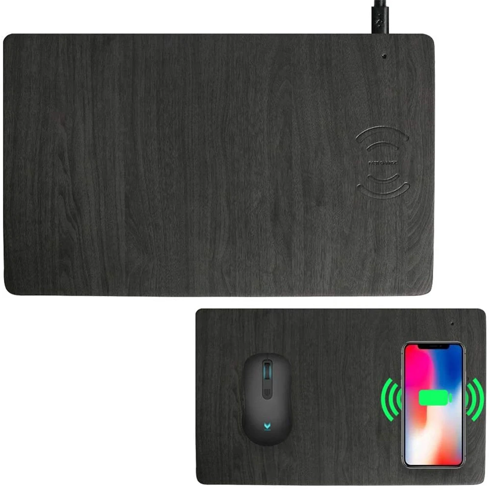 

Fast Wireless Charger Mouse Pad 10W Wireless Charging Mouse Mat For iPhone 11 Pro Max XR Xs Max X 8 8 Plus Samsung (7.5W/10Wï¼‰