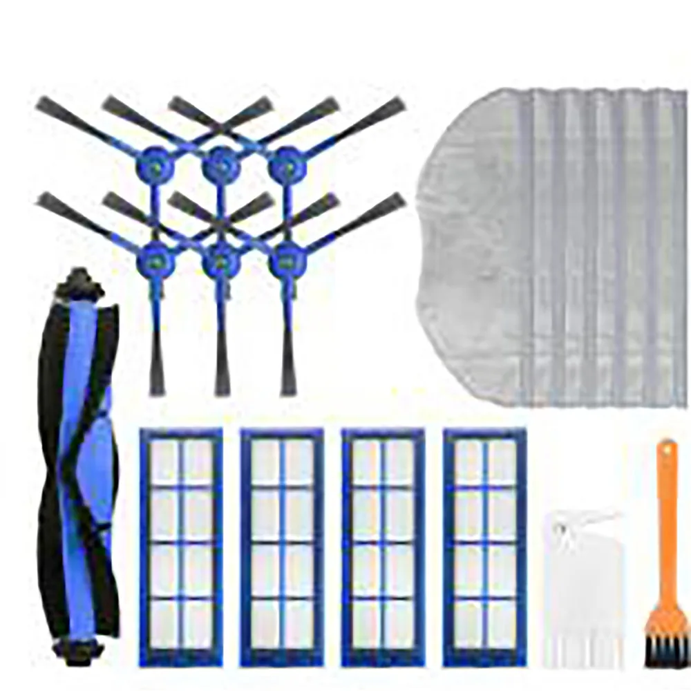 

For RoboVac L70 Roller Brush Side Brush Filter Cleaning Mop Cloths for RoboVac L70 Sweeper Robot Vacuum Cleaner Spare Part