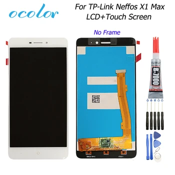 

ocolor For TP-Link Neffos X1 Max LCD Display +Touch Screen Digitizer Assembly Replacement +Tools +Glue For TP-Link Neffos X1 Max