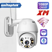 Беспроводной WI-FI PTZ IP Камера на открытом воздухе 1080P гуманоид обнаружения купол Камера ONVIF 2-полосная аудио ИК возможностью погружения на глубину до 30 м полный Цвет Ночное видение iCsee