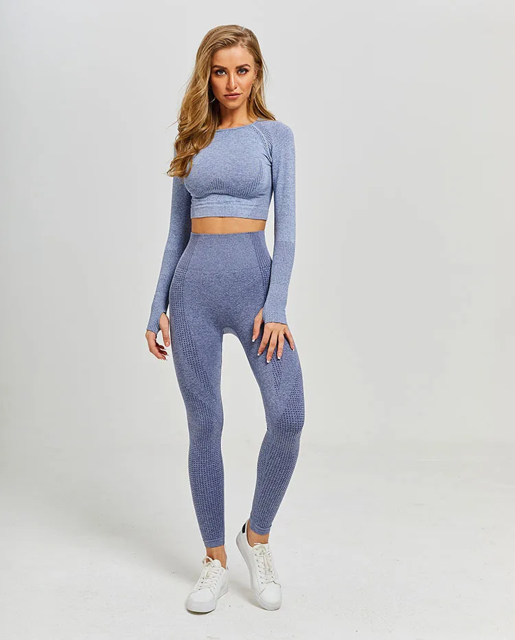 Sports Suits For Women Sportwear Workout Clothes Outfit Woman Suit For Fitness Gym Sport Set Women's Vital Seamless Tracksuit