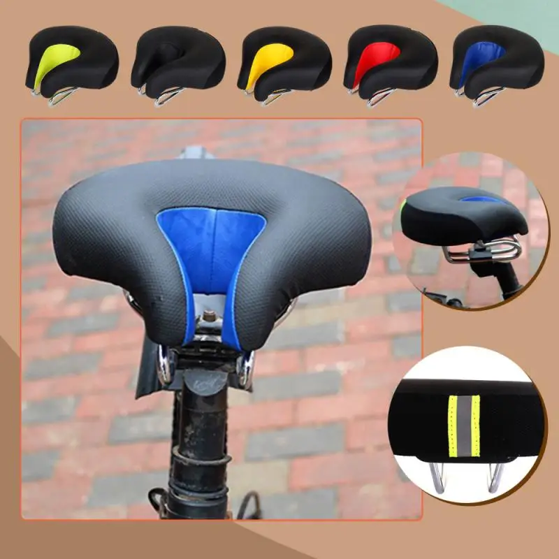 Bicycle Saddle Noseless Saddle Bike Seat Super Soft Thickened Cushion