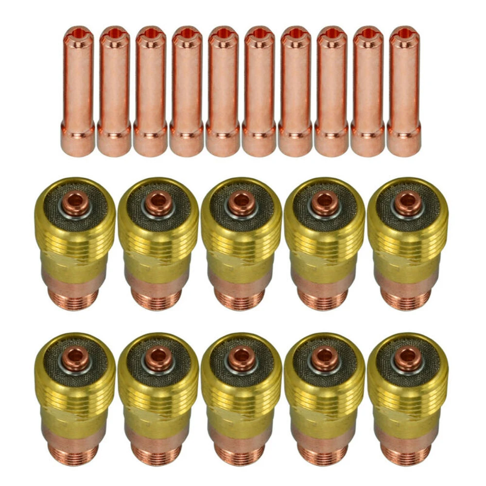 RIVERWELD TIG stompe gaslens 17GL332 10N24S 2,40 mm geïsoleerde cup #12 RIVERWELD TIG stompe gaslens 17GL332 10N24S 2,40 mm geïsoleerde cup #12