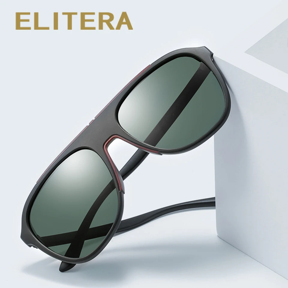 ELITERA брендовые дизайнерские поляризованные мужские очки TR90 солнцезащитные очки для мужчин очки для вождения UV400 защита