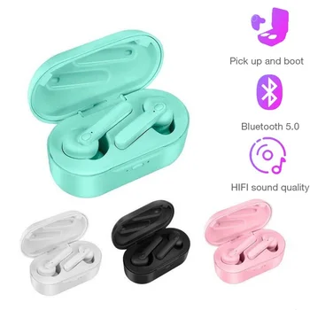 

TWS Earphone Wireless Headphones 5.0 Bluetooth Earphones Hifi Headset Air Earbuds With Microphone For Mobile Xiaomi Android