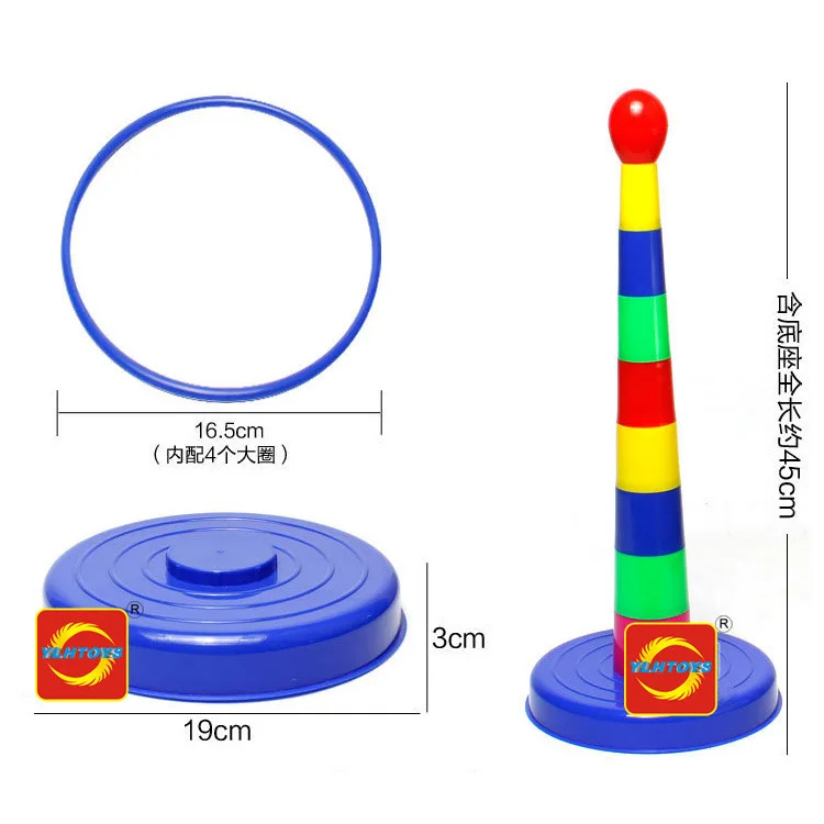 

Cast Circle CHILDREN'S Toy Baby Educational Parent And Child Game Colorful Throw the Circle tou quan Play House Preschool Educat
