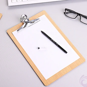 

A5 Small Size Wood Clipboard, Smooth surfaces, rounded corners and handy design