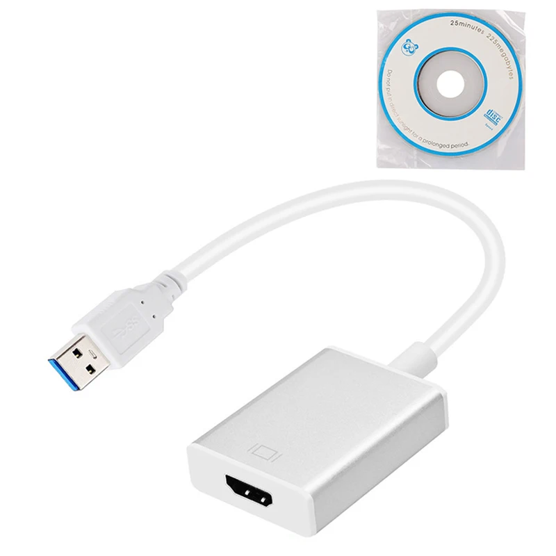 4K 1080P USB 3,0 к HDMI конвертер адаптер usb-кабель HDMI внешняя видео карта Multi touch монитор адаптер для Windows 7/8/10