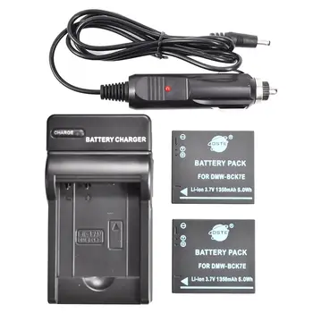 

DSTE 2PCS DMW-BCK7 Battery with US Plug Charger Kit for Panasonic DMC-FH2K DMC-FH2P DMC-FH2R DMC-FH2S DMC-FH5 DMC-FH5N Camera