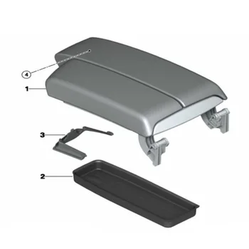 

Center Armrest Storage Box Tray Case 51167118064 High quality Accessories