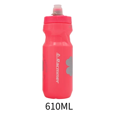 Racmmer велосипедная бутылка для воды Bidon Cycliste Ciclismo Pro Герметичная Бутылка Для Воды, велосипедная спортивная бутылка Mtb, 4 цвета - Цвет: PINK 610ml