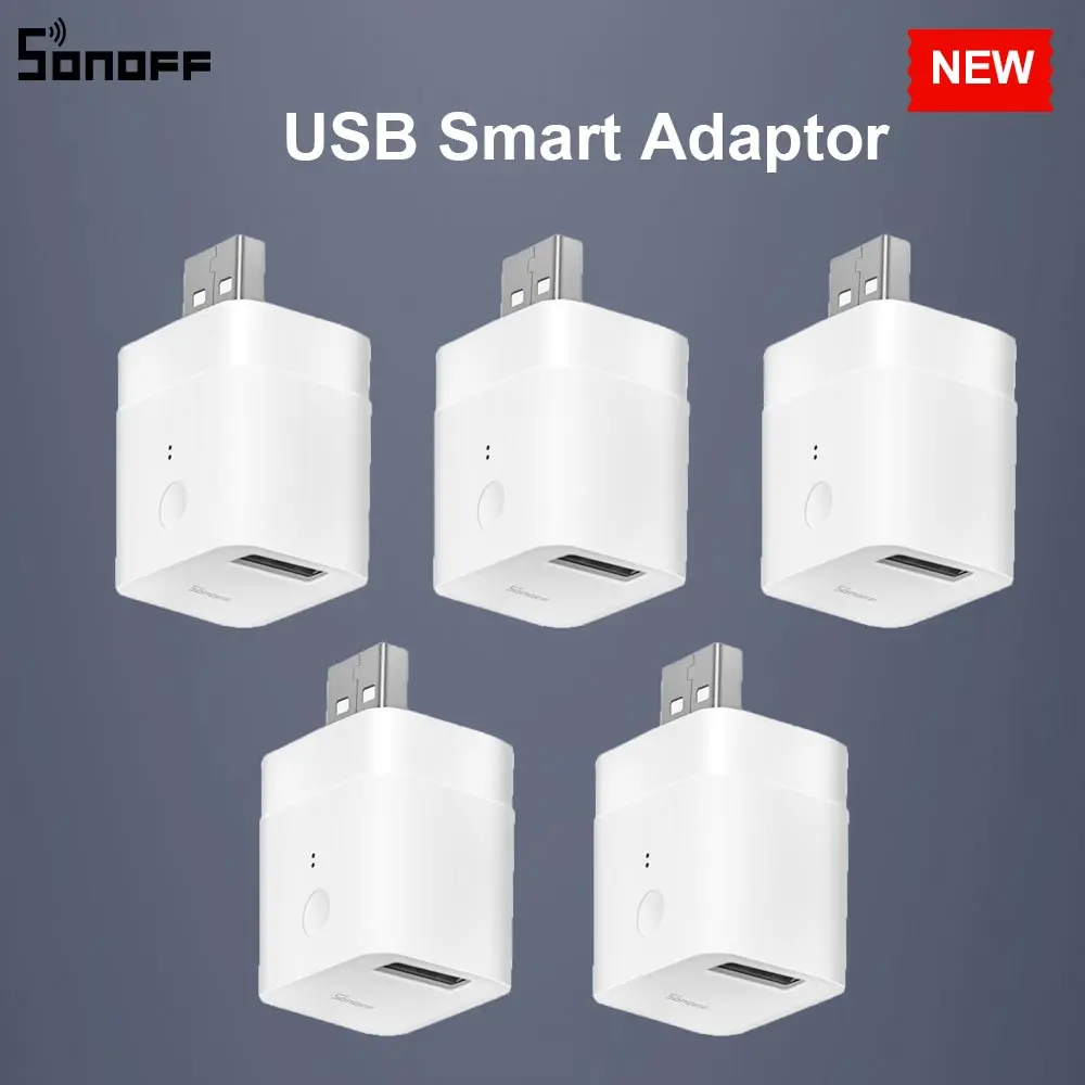 3/5/10 шт SONOFF Микро Мини USB адаптер переключатель 5 в Wifi питания умный дом через
