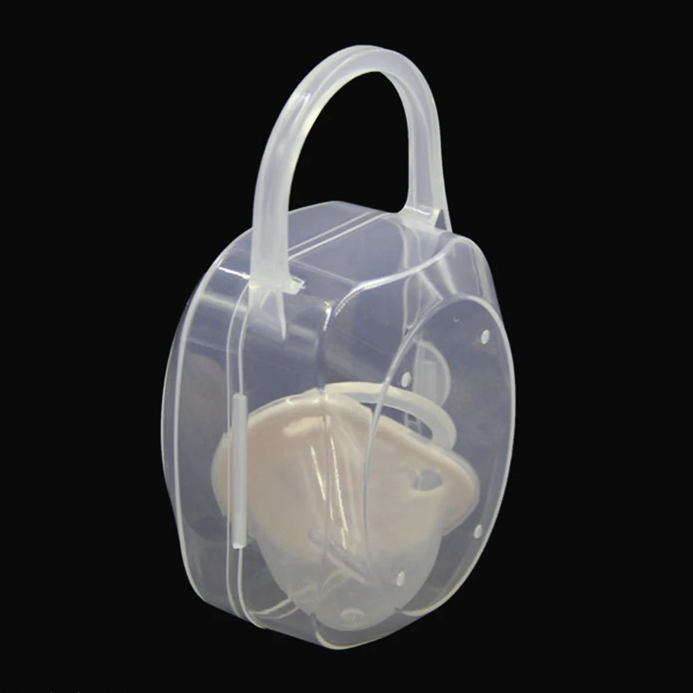 1Pc Soild Portable Baby Infant Kids Pacifier Case Nipple Case Holder Travel Storage Box