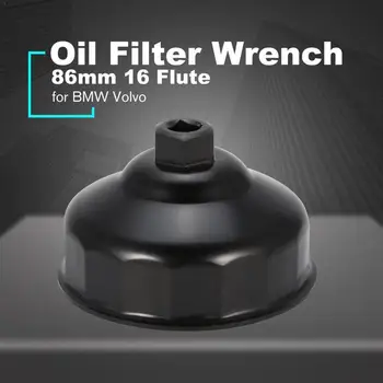 

Car 86MM 16 Flute Oil Filter Wrench Housing Cap Remover Tools For BMW Engines Oil Autombile Wrench Filter Accessories Volvo G9P2