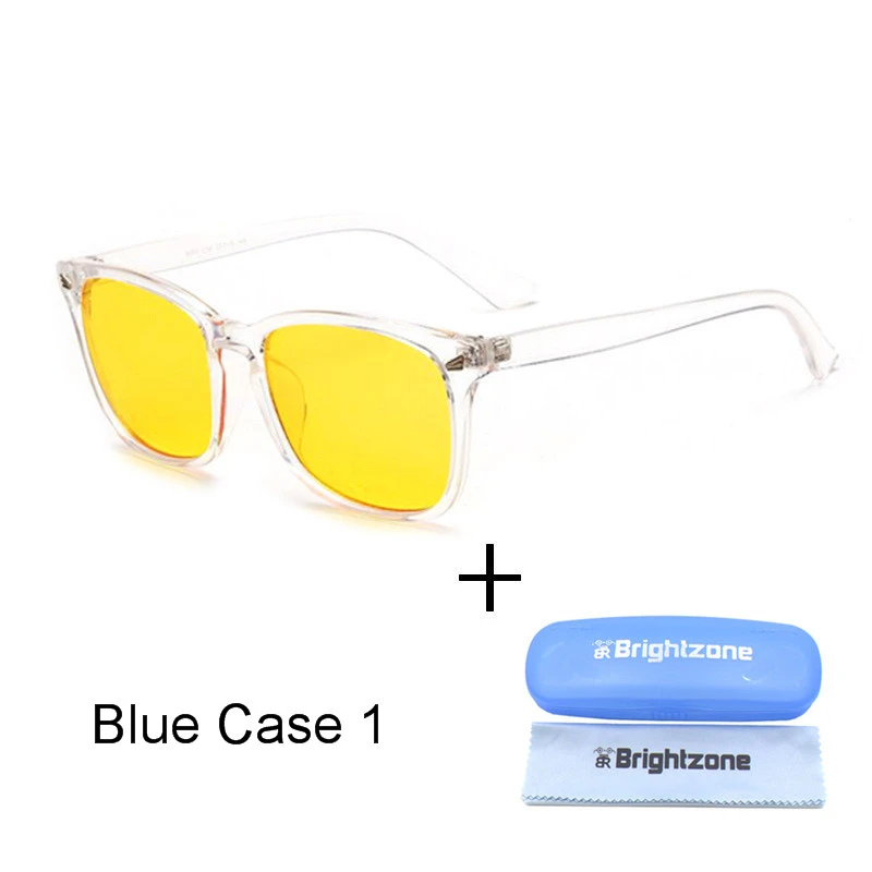 Clear Y Case1 Антибликовыми свойствами светильник Блокировка UV400 с защитой от радиации игровой защита для мобильного телефона, очков компьютерные очки геймера очки для MenWomen - Цвет оправы: Clear Y Case1