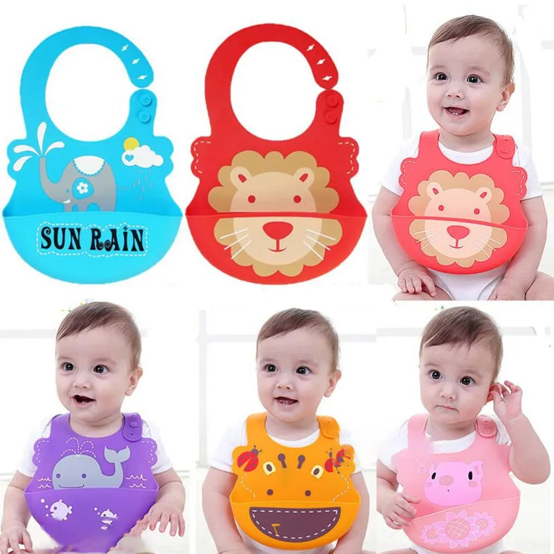 IMBABY детские нагрудники водонепроницаемый детский силиконовый нагрудник фартуки