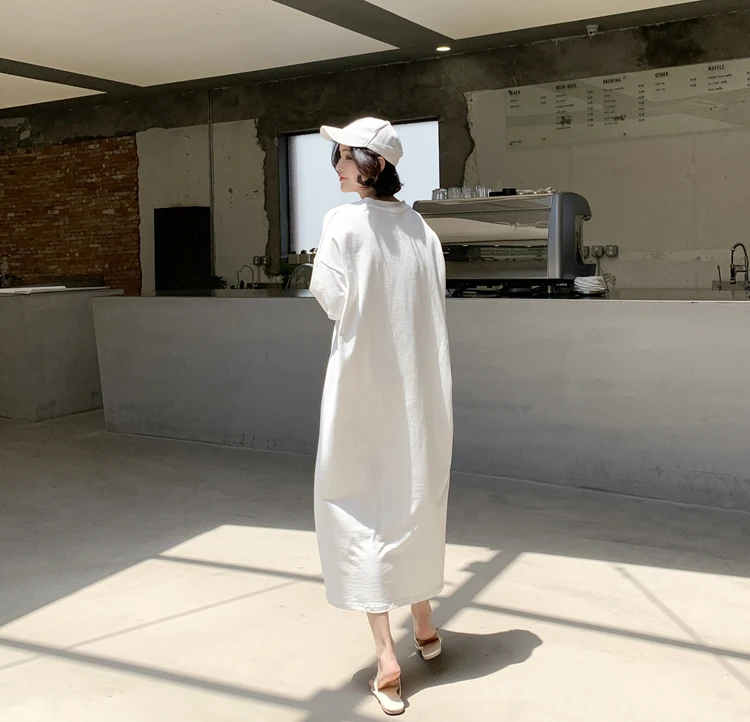 New 2020 Fashion streetwear letter words print maxi long dress boho beach sundress vestidos zomerjurk dames