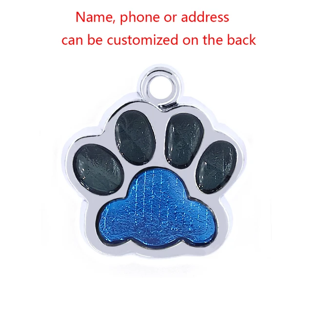 Anti-Lost Pet Dogs ID Tags Personalized ID Tel Cat Pet Supplies Dog Collar Accessories Dog Tag Stainless Steel Candy Colors G