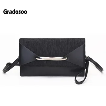 

Gradosoo Fashion Women's Clutch Bags Envelope Evening Bag New Luxury Design Messenger Bags Women Shoulder Bag Purse Phone LBF449