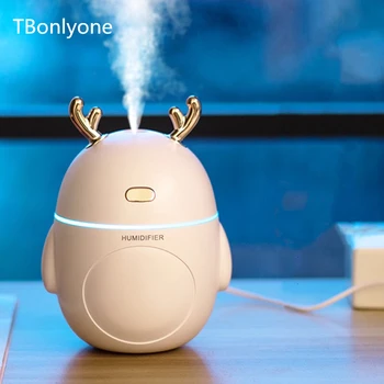 

320ML USB Desk Air Diffuser Fogger Aroma Essential Oil Diffuser Car LED Night Light Humidifier Mist Maker Aroma Diffuser