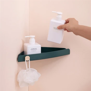 

Bathroom Shelf Wall-mounted Wall Shelf Punch-free Washing Desk Storage Rack Toilet Trough Iron Tripod Bathroom Accessories