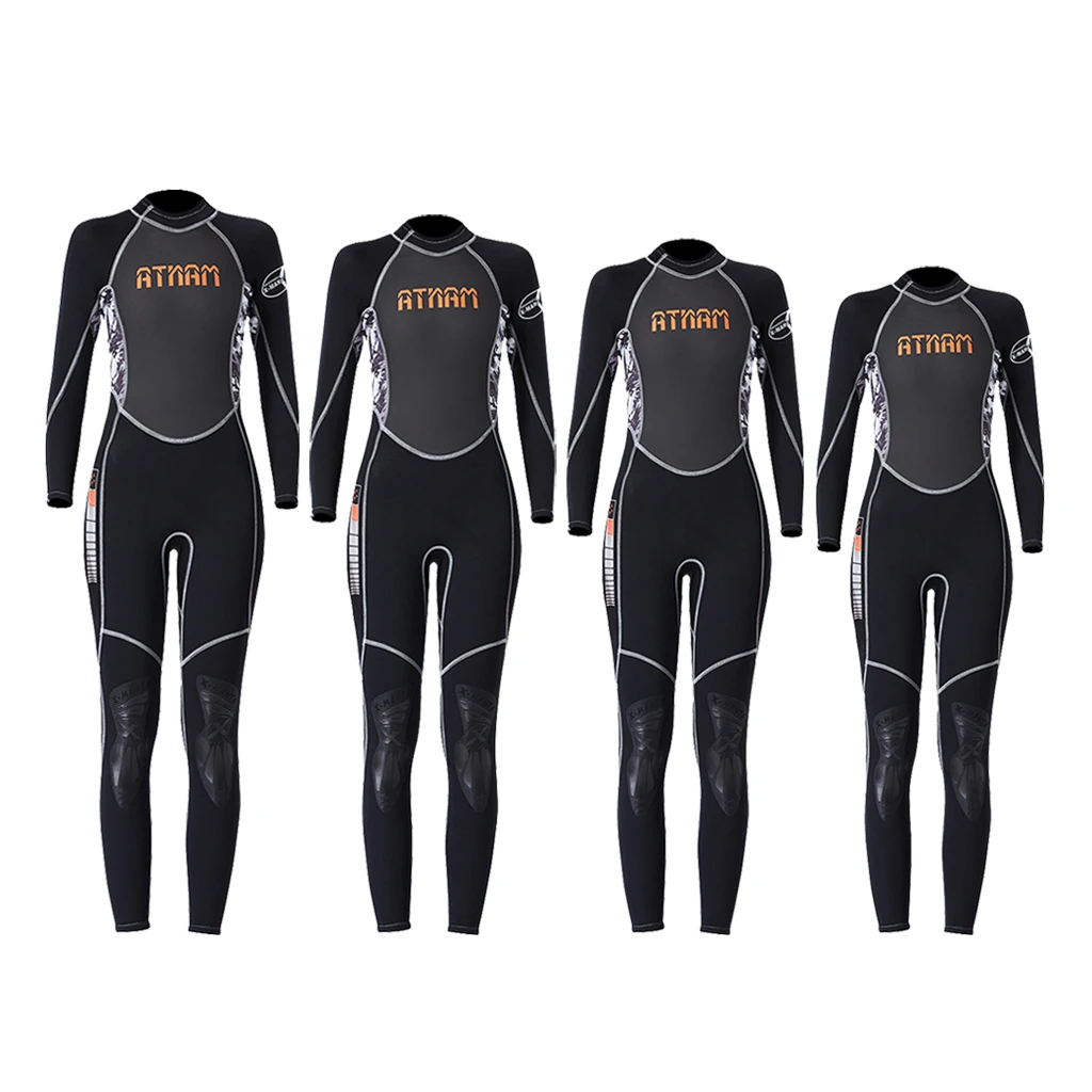

Full Wetsuits 3mm Neoprene Wetsuit - Back Zip & Long Sleeve - great for Diving Surfing Snorkeling, One Piece Wet Suit for Women