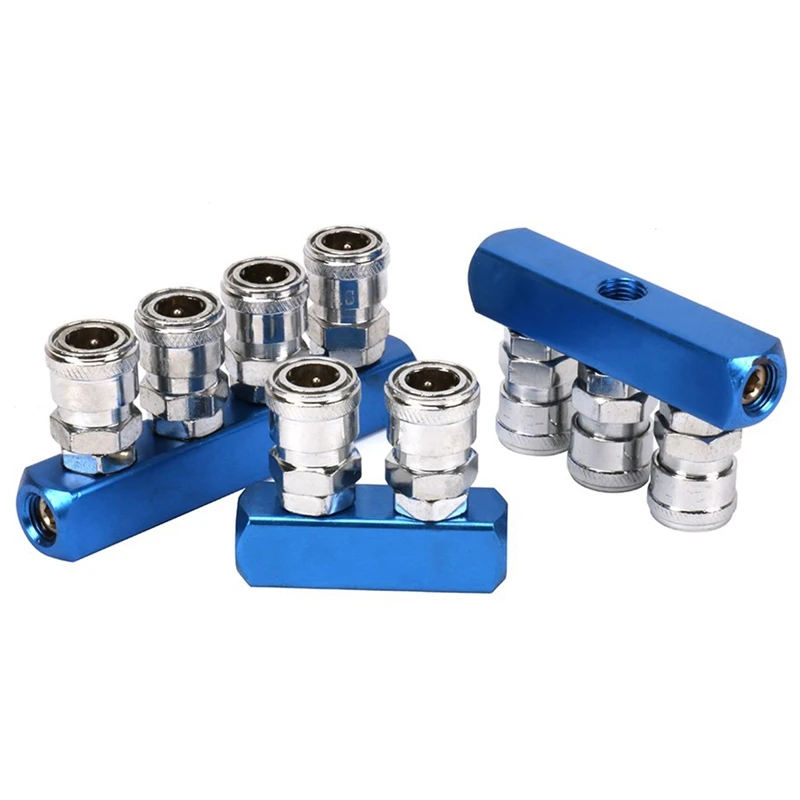 Pass Quick Connect Connector for Pneumatic Assembly Air Hose Coupling Tool