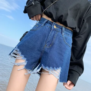 

denim shorts loose 2020 high waist shorts womens shorts CHD20195