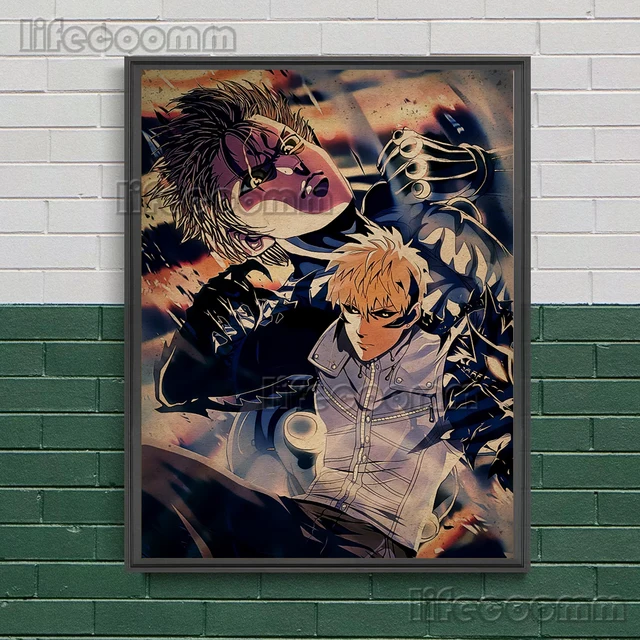 One Punch Man Anime Character Poster And Print Saitama,Genos,King Cartoon  Character Art Print Decor Wall Art Canvas Painting - AliExpress