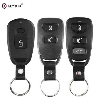 KEYYOU Per Hyundai Kia Elantra Tucson Sonata Santa FE Carens Sostituzione 2 1 2 3 1 Bottoni Auto caso Chiave a distanza Borsette Fob Copertura