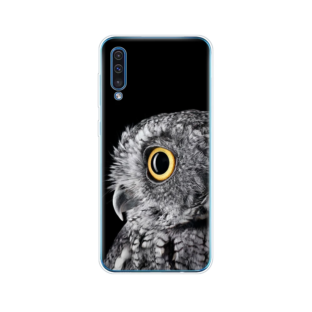 34714 Чехол для samsung Galaxy A50, мягкий силиконовый чехол из ТПУ для samsung A50 A505 A505F, SM-A505F, бампер 6,4, fundas, черный, милый - Цвет: 34714