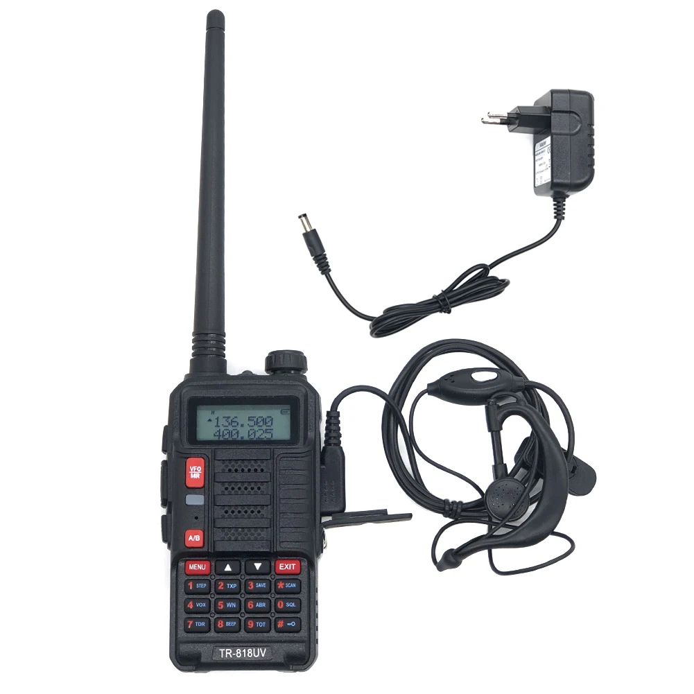 Baofeng TR-818UV мощная портативная рация, двухстороннее радио, портативное радио 10 км, дальность дальности, pofung HF трансивер для охоты