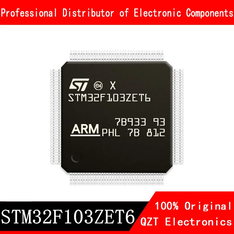 5pcs/lot new original STM32F103ZET6 STM32F103 LQFP-144 microcontroller MCU In Stock 5pcs stm32f103vbt6 lqfp 100 smd 128 kb arm cortex m3 32bit microcontroller mcu12 bit 72 mhz 100 i o 20 kb 3 6 v