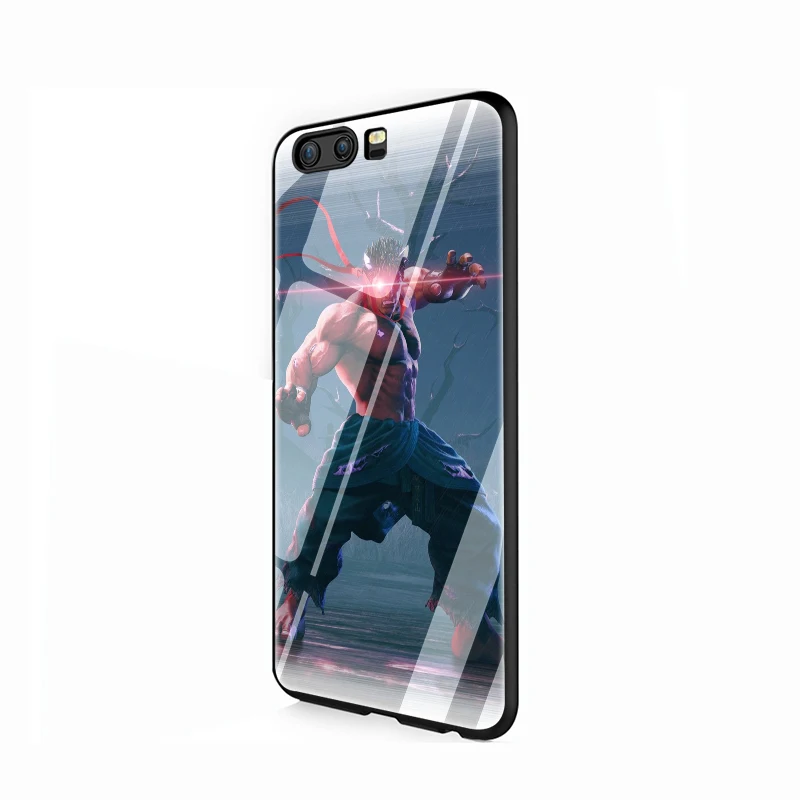 G10 EWAU игра уличные бойцы закаленного стекла телефон чехол для Huawei P10 P20 P30 mate 20 Lite pro P Smart Y6 Y9 Honor 8X9 10 - Цвет: G10