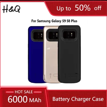 

Battery Charger Case For Samsung Galaxy S9 S8 Plus Soft TPU Power Bank Phone Case Cover For Samsung S8 S9 Plus Battery Case
