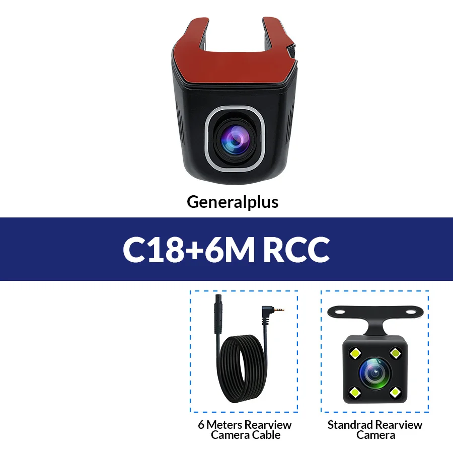 E-ACE Автомобильный видеорегистратор Novatek 96655 SONY IMX 323 скрытая камера-регистратор мини авто видеорегистратор FHD 1080P ночное видение WiFi видеорегистратор - Название цвета: C23