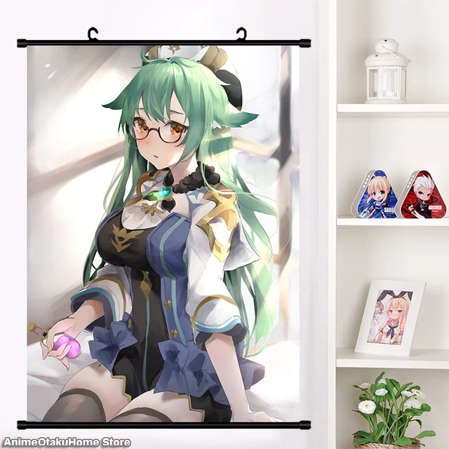 Jogo cartaz de imagem anime genshin impacto personagens masculinos elf xiao  pintura da lona parede arte impressões quarto decoração casa presente -  AliExpress