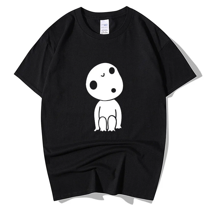 Футболка Totoro Kodama Inspired с надписью «Мой сосед Тоторо студия Ghibli Hayao Аниме Миядзаки», японская футболка