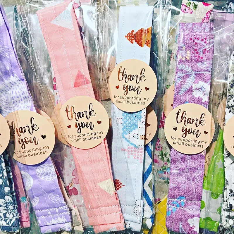 500pcs 1Inch Thank You Stickers Heart Floral Seal Labels Paper Stickers For Wedding Party Gift Envelope Decorations decorative stickers decorative labels stickers thank you stickers