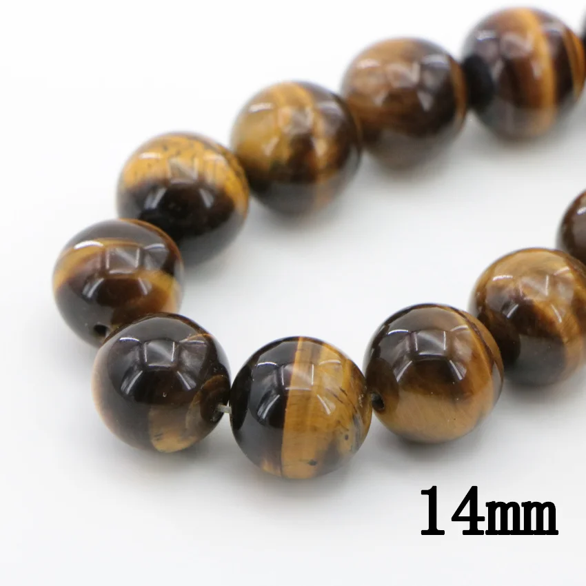 1 Natural gemstone Jasper yellow tiger eye beads (23)(1)