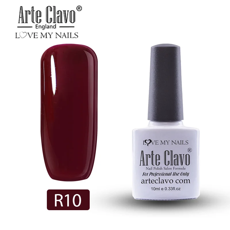 Arte Clavo 10 мл Гель-лак для ногтей Гель-лак краска Lasting Hybrid Nails художественный Гель-лак для ногтей для маникюра Гель-лак праймер верхнее покрытие - Цвет: R10