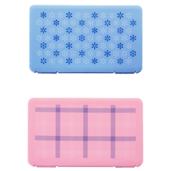 

2Pcs Mask Storage Box Portable Disposable Face Masks Container Safe Disposable Mask Storage Organizer Dustproof