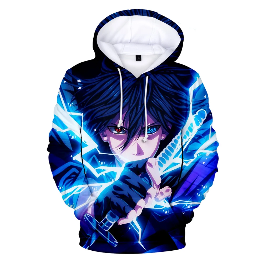 

New Arrival Naruto Kid's Hoodies Boys/Girls Printed Uchiha Uzumaki Hatake Eyes Pullover Children Sweatshirt Hot Anime Hoodie